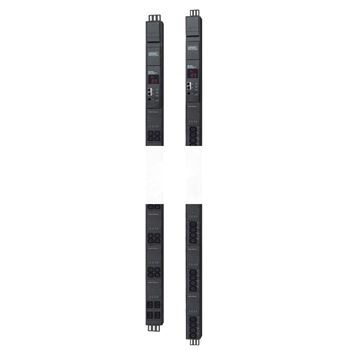 Блок розеток MS-PDU-D вертикальный 16хIEC320 C13 110/220V 32А кабель 3х6.0 (2.5м) с вилкой черный