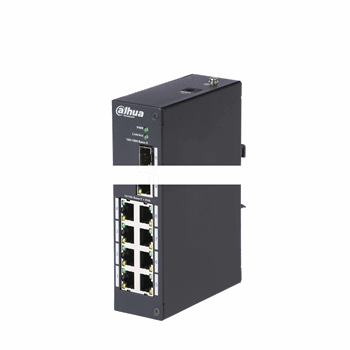 Коммутатор PoE 8ми портовый (DH-PFS3110-8P-96)