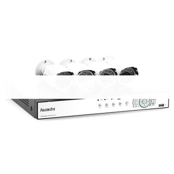 Комплект видеонаблюдения 16-кан. DVR + 4 уличные камеры + комплект Falcon eye FE-0216DE-KIT PRO 16.4