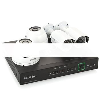 Комплект видеонаблюдения 4 канальный DVR + 4-е камеры + установ компл