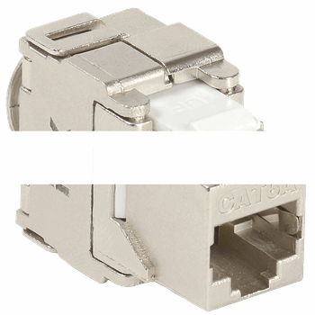 Модуль ITK Keystone Jack кат.6A STP IDC Dual верт. зад.