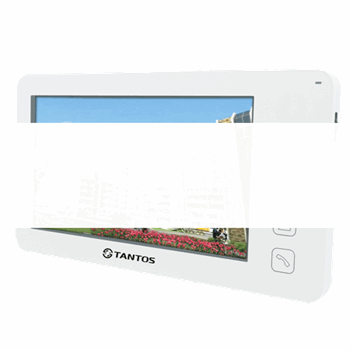 Монитор домофона цветной TFT LCD 7 сенсорные кнопки джойстик hands free (Prime + white)