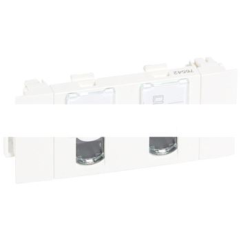 Mosaic Розетка RJ45 FTP кат.5е 2 модуля CD