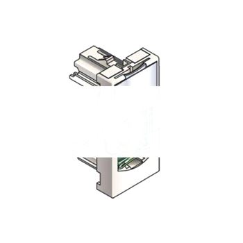 Панель лицевая 1 модуль для 1хRJ45 S-ONE зеленая