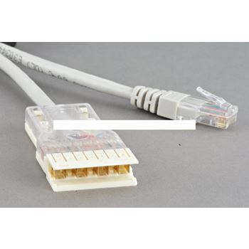 Патч-корд 110 тип - RJ-45 4 пары Cat.5e 1 м