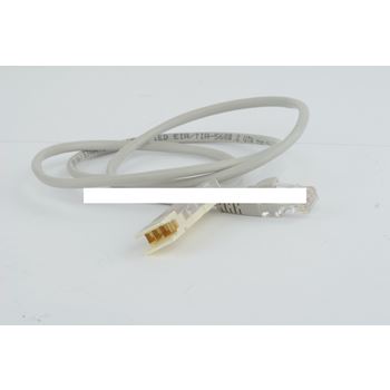 Патч-корд 110 тип-RJ45 2 пары Ethernet 0.5 м серый