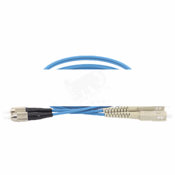 Патч-корд оптический 50/125 (OM4) SC/UPC-FC/UPC (Duplex) 1м