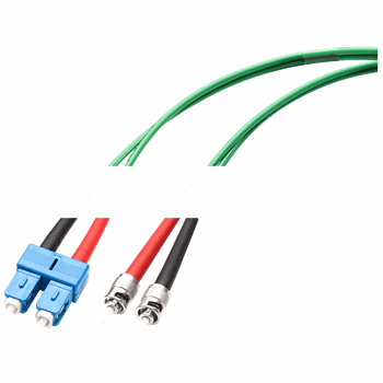 Патч-корд оптический SC/BFOC 50/125 (1X SC DUPLEX и 1X BFOC DUPLEX ) длина 1м