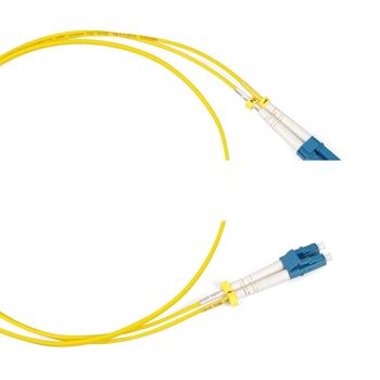 Патч-корд волоконно-оптический (шнур) SM 9/125 (OS2) LC/UPC-LC/UPC 2мм duplex PVC (0.5м)