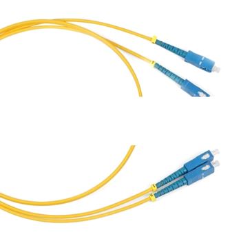 Патч-корд волоконно-оптический (шнур) SM 9/125 (OS2) SC-SC simplex LSZH (1.5м)