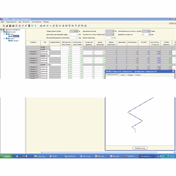 ПО ASPIRE2. Расчет трубопровода и параметров системы