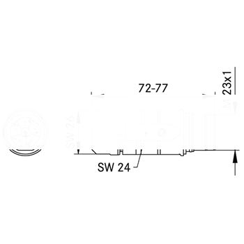 Соединитель цилиндрический электрический  EPIC LS1 F6 3 + PE + 4 8.5-11 (20)