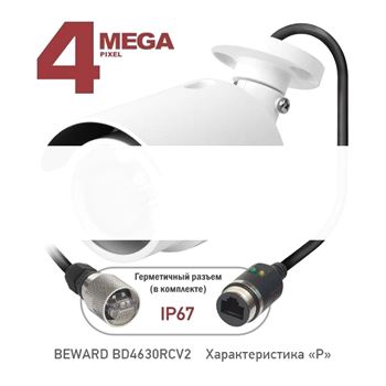 Видеокамера IP 1 Мп купольная уличная антивандальная PoE (B1210DM 2.5 mm)