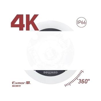 Видеокамера IP 12Мп панорамная с электромеханическим ИК-фильтром (BD3990FLM fisheye)