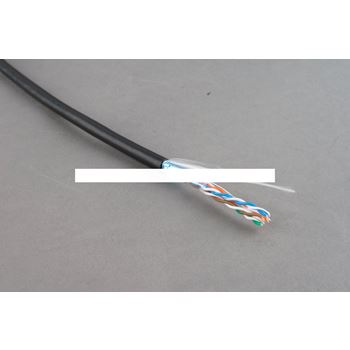 Витая пара экран FTP F/UTP категория 5e 4 пары 24 AWG одножильный внешняя прокладка (100м)Витая пара экран FTP F/UTP категория 5e 4 пары 24 AWG одножильный внешняя прокладка (100м)