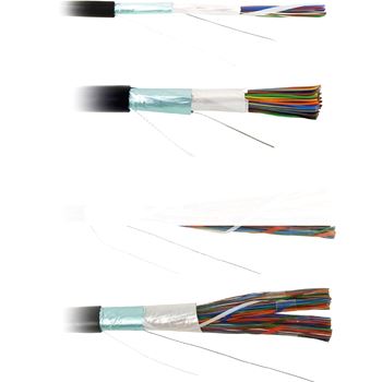 Витая пара неэкранированная U/UTP категория 3 100 пар (26 AWG) одножильный (solid) PVC серый