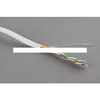 Витая пара неэкранированная U/UTP категория 5e 4 пары (24 AWG) одножильная PVC серый (305 м)        UTP4-C5E-SOLID-GY-305