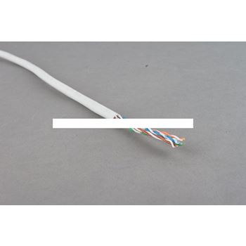 Витая пара UTP U/UTP категория 5e 4 пары 24 AWG одножильный LSZH (88м)