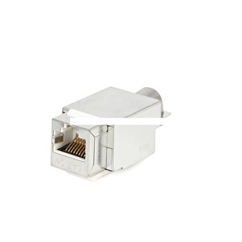 Вставка Keystone Jack RJ-45(8P8C) категория 5e экранированная Dual IDC(110&Krone type) белая