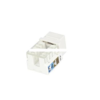 Вставка KJ2-8P8C-C6-90-WH RJ-45(8P8C) категория 6 Dual IDC белая