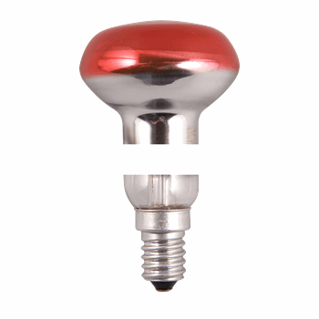 Лампа ЗК цвет.25вт R50 220в Е14 красн.Comtech (DR 50 25 E14 A30 red)