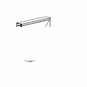 Вертикальный угол, белый