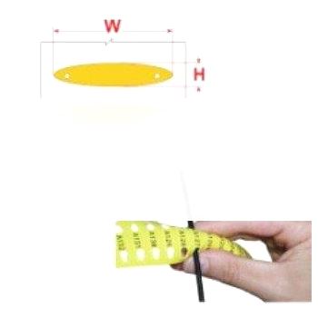 BM71R-2-7599-YL этикетки (аналог на TLS/HM BPTL-02-7599-YL) Rapido 23х5.2