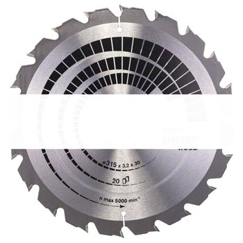 Диск циркулярный 315х30 20 CONSTRUCT