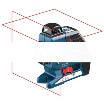 Нивелир лазерный линейный (построитель плоскостей) GLL 2-80 P + BM1 (новый) + LR2 в L-Boxx