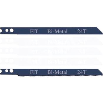 Полотна для электролобзика/металлу американский хвостовик биметалл 24Т (5шт)