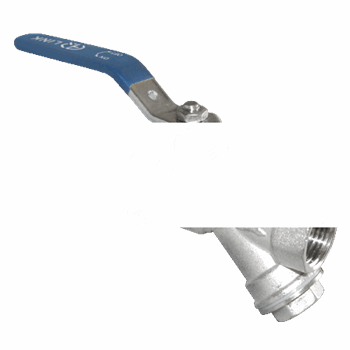 Кран шаровой с косым фильтром ВВ 1/2 Vs ручка (1163)