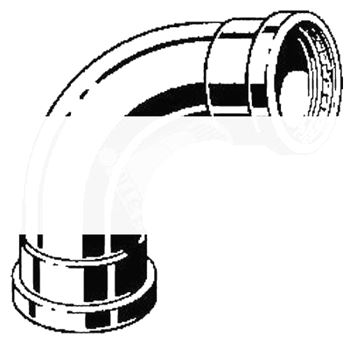 Отвод пресс 108.0 нержавеющая сталь Sanpress Inox XL SC-Contur модель 2316XL