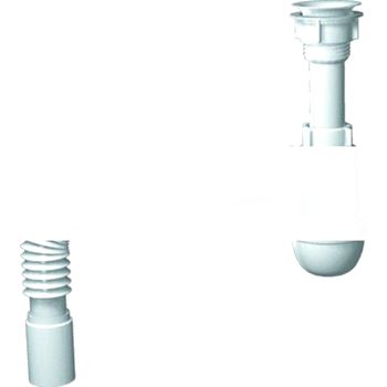 Сифон для мойки АНИ Варяг пластмассовый выпуск с гибкой трубой 40х50 (C5010)