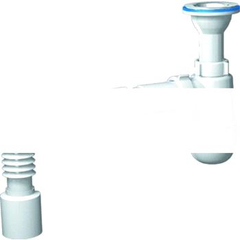 Сифон для умывальника АНИ 1 1/2 x 40 литой выпуск с гибкой трубой 40х40 (C0505)