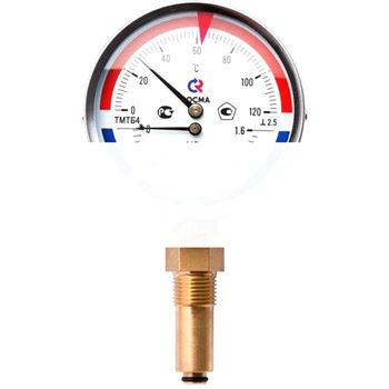 Термоманометр радиальный ТМТБ-31Р Dy80 1/2 6 бар 0-120 град. (ТМТБ-31Р1-6-120-46)
