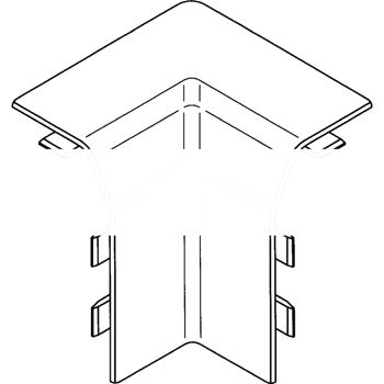 Угол внутренний 405 белый (727644-150)