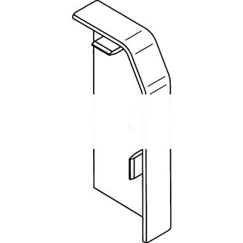 Заглушка правая 40/70 ПВХ клен (249510-150)