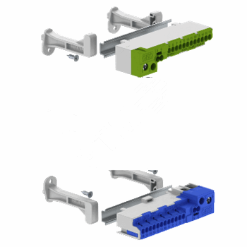 Быстрозажимные клеммы для распред. щитка на 5 модулей