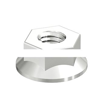 Гайка фланцевая B43/M8 (50шт) SS316L