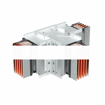 Горизонтальный Т-отвод специальное исполнение тип 1 Cu 3P+N+Pe+Fe 2000А IP55