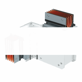 Горизонтальный + угол вертикальный тип 1 Cu 3P+N+Pe+Fe 1250А IP55