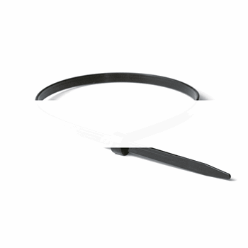Хомут 360x4.5 с двойным замком черный P6.6