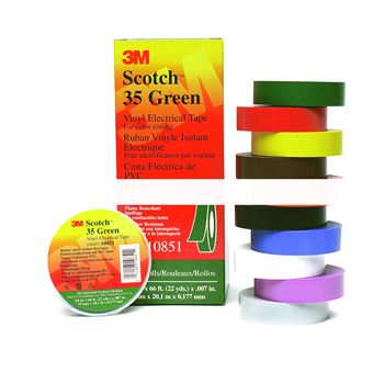 Изолента ПВХ жел.19мм 20м в/с Scotch 35