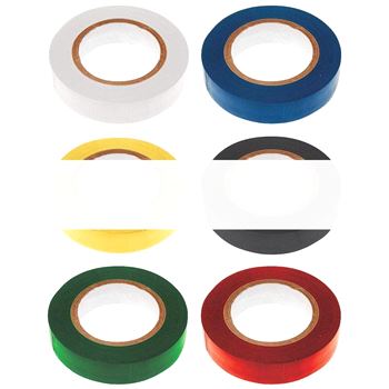 Изолента ROLLIX ПВХ 15 мм x 0,15 мм х 20 м, черная