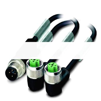 Кабель передачи данных AB-C3-M12Y-0.6PUR-M12FA-B