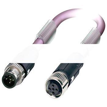 Кабель передачи данных AB-PB-M12MS-10.0PUR-M12FS