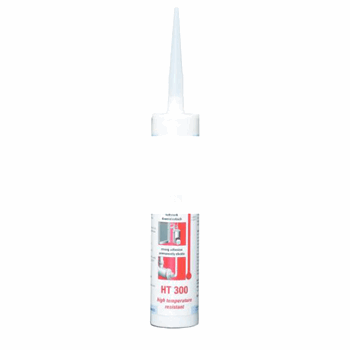 Клей-герметик силиконовый Silicone HT 300 (310мл) красный