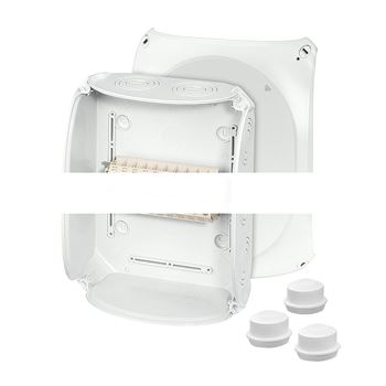 Коробка клеммная 5-пол. до 16 кв.мм Al/Cu 255х205х112 IP66 серая (DK 2516 A)
