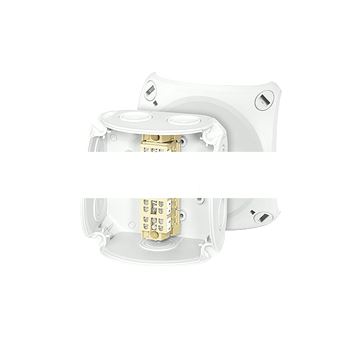 Коробка клеммная 5-пол. до 2,5 кв.мм Al/Cu 104х104х70 IP66 серая мембранная (DK 0402 A)