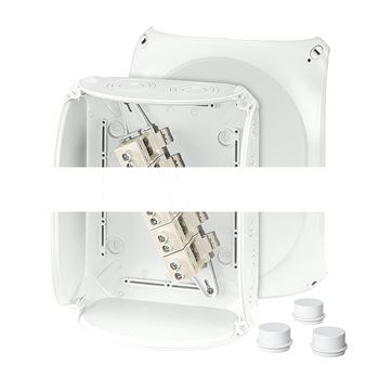 Коробка клеммная 5-пол. до 35 кв.мм 255х205х112 IP55/IP66 серая (DK 2525 GZ)